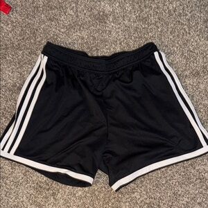 Black and White Athletic Women's Shorts